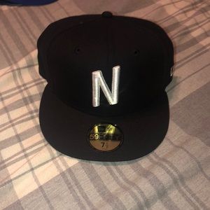 Brooklyn nets fitted hat sz 7 1/2